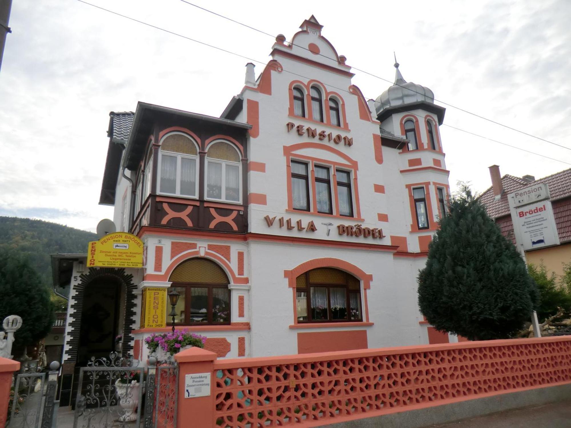 Pension Villa Broedel Bad Blankenburg Kültér fotó